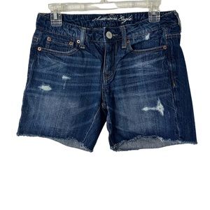 American Eagle denim cut off shorts 0